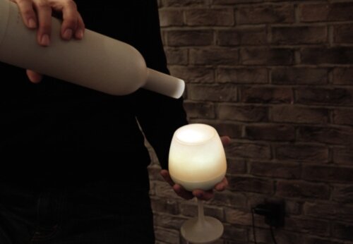 glass_bottle creative lamp design