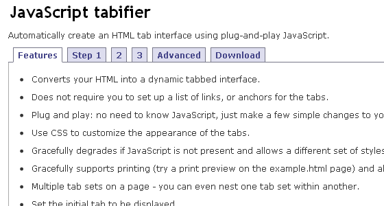 tabifier_js tabifier_js